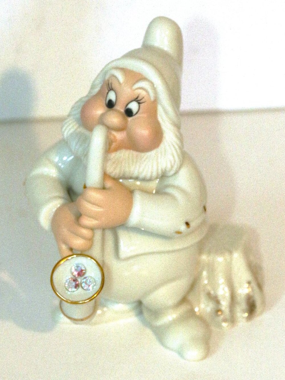 Disney’s “Happy’s Hideaway” Lenox figurine.